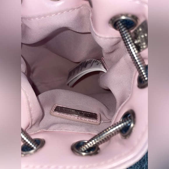 Aldo x Wicked glindafied satin bucket bag crossbody butterfly charm purse NEW - Picture 10 of 12